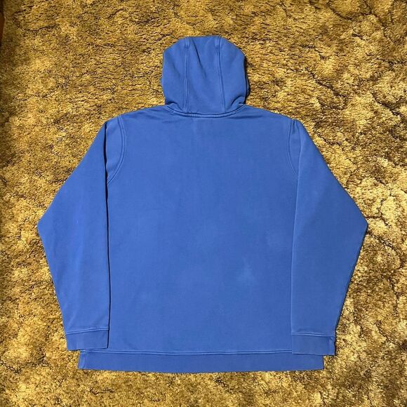 Nike Small Logo Pullover Hoodie Blue XLarge - Picture 5 of 5